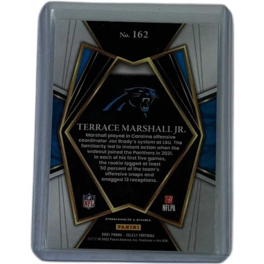 2021 Panini Select Premier Level RC #162 Terrace Marshall‎ Jr.